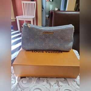 Louis Vuitton LIV Pochette in Sky Blue Denim